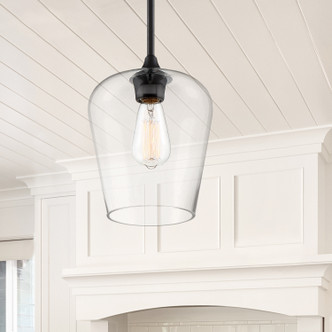 Octave One Light Pendant (7-4036-1-BK)