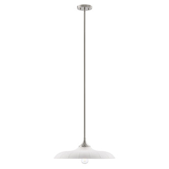 Savoy House - 7-4286-1-SN - One Light Pendant - Hadley - Satin Nickel