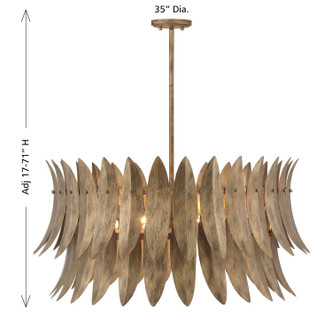 Sanctuary Eight Light Pendant (7-9056-8-275)