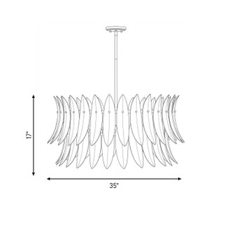 Sanctuary Eight Light Pendant (7-9056-8-275)