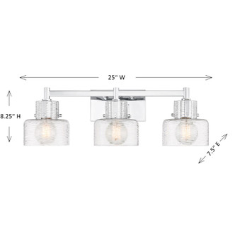 Dover Three Light Bathroom Vanity (8-1030-3-11)