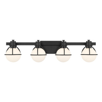 Savoy House - 8-1060-4-BK - Four Light Bathroom Vanity - Pierce - Matte Black