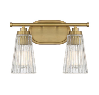 Savoy House - 8-1745-2-322 - Two Light Bathroom Vanity - Chantilly - Warm Brass Savoy House - 8-1745-2-322 - Two Light Bathroom Vanity - Chantilly - Warm Brass