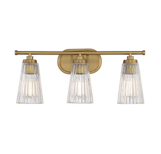 Savoy House - 8-1745-3-322 - Three Light Bathroom Vanity - Chantilly - Warm Brass