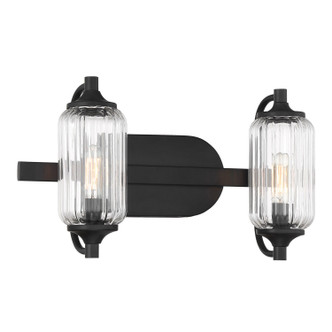 Holton Two Light Bathroom Vanity (8-3024-2-BK)