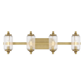 Savoy House - 8-3024-4-322 - Four Light Bathroom Vanity - Holton - Warm Brass