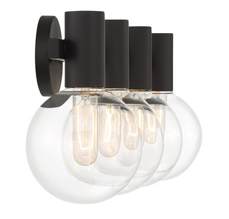 Wright Four Light Bathroom Vanity (8-3076-4-BK)