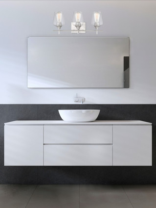 Octave Three Light Bath Bar (8-4030-3-SN)