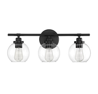Carson Three Light Bath Bar (8-4050-3-BK)