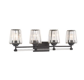 Garnet Four Light Bathroom Vanity (8-6001-4-BK)