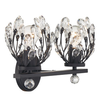 Moreno Two Light Bathroom Vanity (8-6601-2-BK)