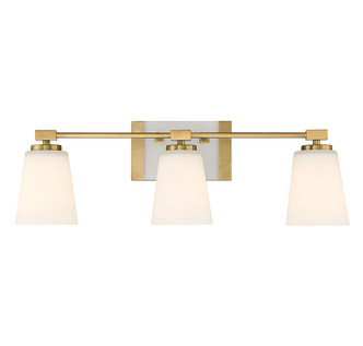 Savoy House - 8-6901-3-322 - Three Light Bathroom Vanity - Darby - Warm Brass