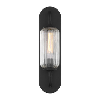 Holton One Light Wall Sconce (9-3024-1-BK)
