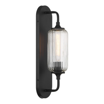 Holton One Light Wall Sconce (9-3024-1-BK)