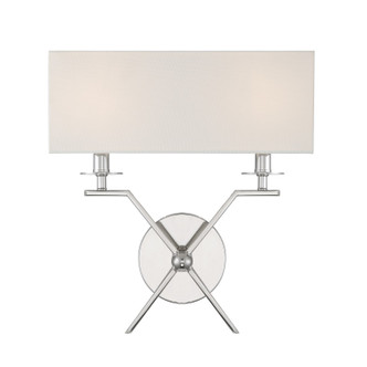 Savoy House - 9-3305-2-109 - Two Light Wall Sconce - Arondale - Polished Nickel