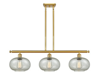 Innovations - 516-3I-SG-G249-LED - LED Island Pendant - Ballston - Satin Gold