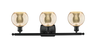 Ballston Three Light Bath Vanity (516-3W-BK-G128-6)