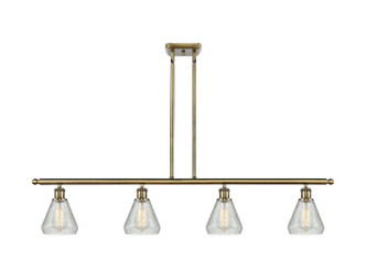 Innovations - 516-4I-AB-G275 - Four Light Island Pendant - Ballston - Antique Brass