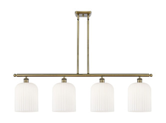 Innovations - 516-4I-AB-G559-8GWH - Four Light Island Pendant - Ballston - Antique Brass
