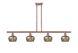 Innovations - 516-4I-AC-G96 - Four Light Island Pendant - Ballston - Antique Copper