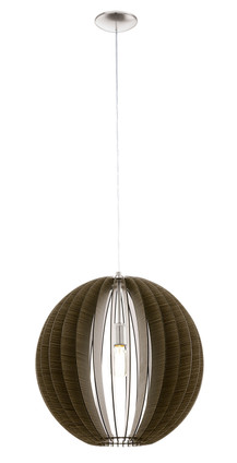 Eglo USA - 94636A - One Light Pendant - Cossano - Matte Nickel