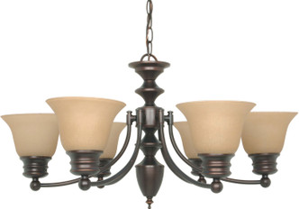 Nuvo Lighting - 60-1274 - Six Light Chandelier - Empire - Mahogany Bronze