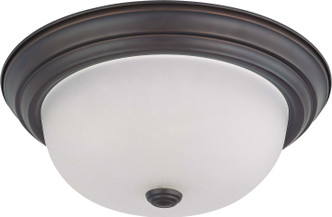 Nuvo Lighting - 60-3146 - Two Light Flush Mount - Close to Ceiling Mahogany Bronze - Mahogany Bronze