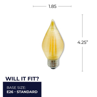 Bulbrite - 776593 - Light Bulb - Spunlite - Amber