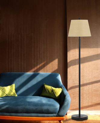 Andros One Light Floor Lamp (BO-2077FL-DB)