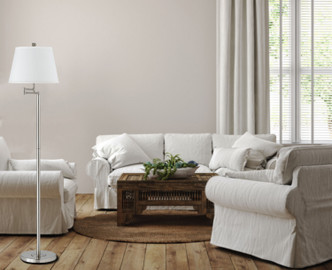 Andros One Light Floor Lamp (BO-2077SWFL-BS)