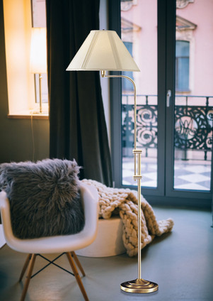 Floor One Light Floor Lamp (BO-216-AB)