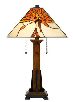 Tiffany Two Light Table Lamp (BO-3010TB) Tiffany Two Light Table Lamp (BO-3010TB)