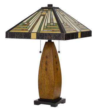Tiffany Two Light Table Lamp (BO-3013TB)