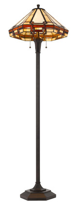 Tiffany Two Light Floor Lamp (BO-3016FL)
