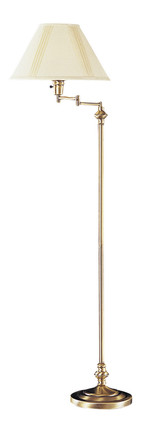 Cal Lighting - BO-314-AB - One Light Floor Lamp - Swing arm - Antique Brass
