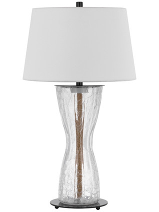 Cal Lighting - BO-3220TB - Two Light Table Lamp - Andria - Crackle Glass