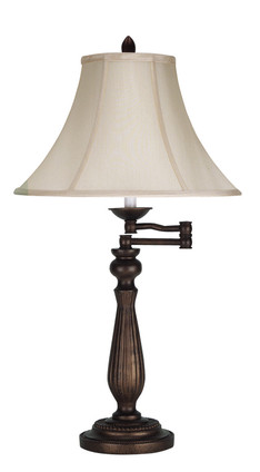 Cal Lighting - BO-581TB - One Light Table Lamp - Swing arm - Antique Rust