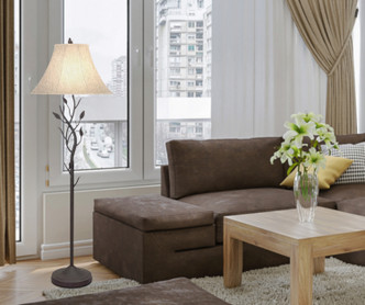Iron One Light Floor Lamp (BO-769)