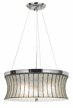 Cal Lighting - FX-3546/1P - Three Light Pendant - Pendant - Chrome