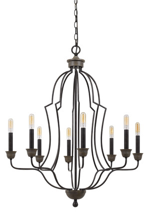 Cal Lighting - FX-3689-8 - Eight Light Chandelier - Lebrija - Textured Bronze