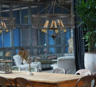 Halle Six Light Chandelier (FX-3743-6)
