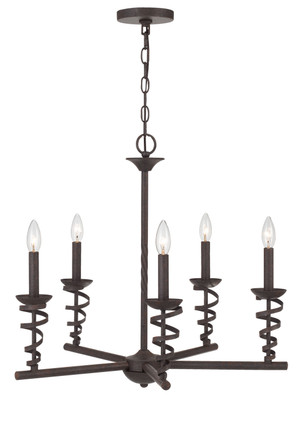 Forbach Five Light Chandelier (FX-3746-5)