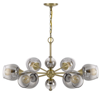 Cal Lighting - FX-3757-6 - Six Light Chandelier - Pendelton - Antique Brass