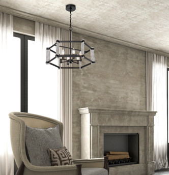 Rutland Six Light Chandelier (FX-3767-6)
