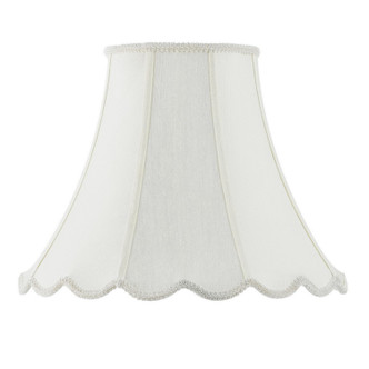 Cal Lighting - SH-8105/18-EG - Shade - PIPED SCALLOP BELL - Eggshell