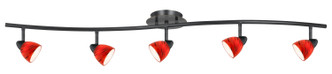 Cal Lighting - SL-954-5-DB/RDS - Five Light Pendant - Serpentine - Dark Bronze