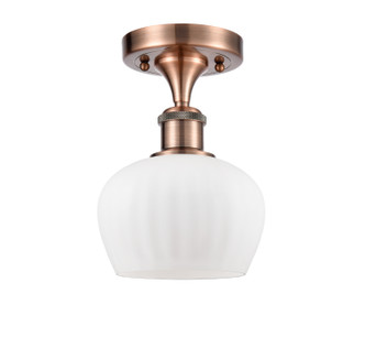 Innovations - 516-1C-AC-G91-LED - LED Semi-Flush Mount - Ballston - Antique Copper