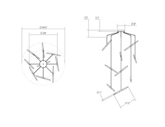 Ballet LED Pendant (2894.16)