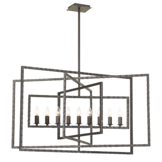 Capri Nine Light Chandelier (337-RS) Capri Nine Light Chandelier (337-RS)
