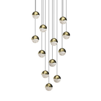 Sonneman - 2917.14-MED - LED Pendant - Grapes - Brass